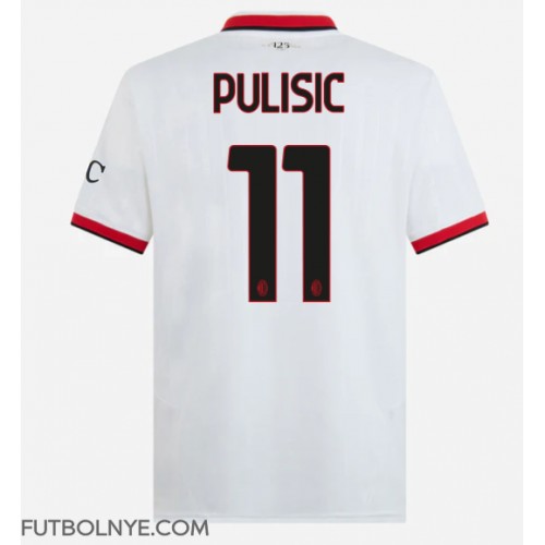 Camiseta AC Milan Christian Pulisic #11 Visitante Equipación 2024-25 manga corta